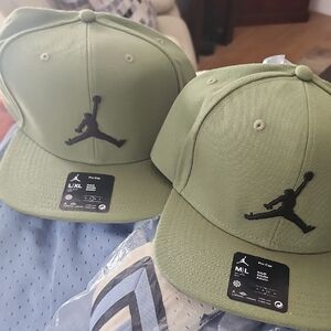 NWT...Jordan Green Snapback Hat...M/L & L/XL ($30 each)
